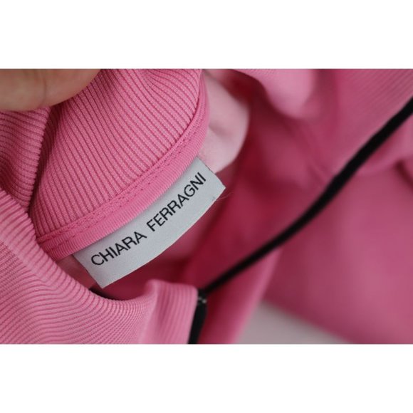 Chiara ferragni tracksuit womens Medium two piece jacket pants pink flirting eye - Picture 13 of 16